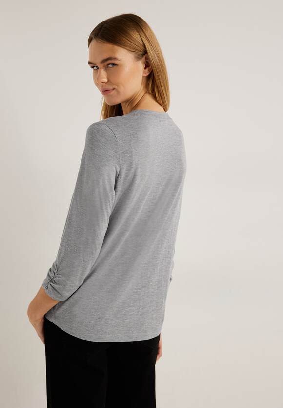 Shirt CECIL Melange Damen Melange Grey Glitter - Online-Shop Mineral | CECIL