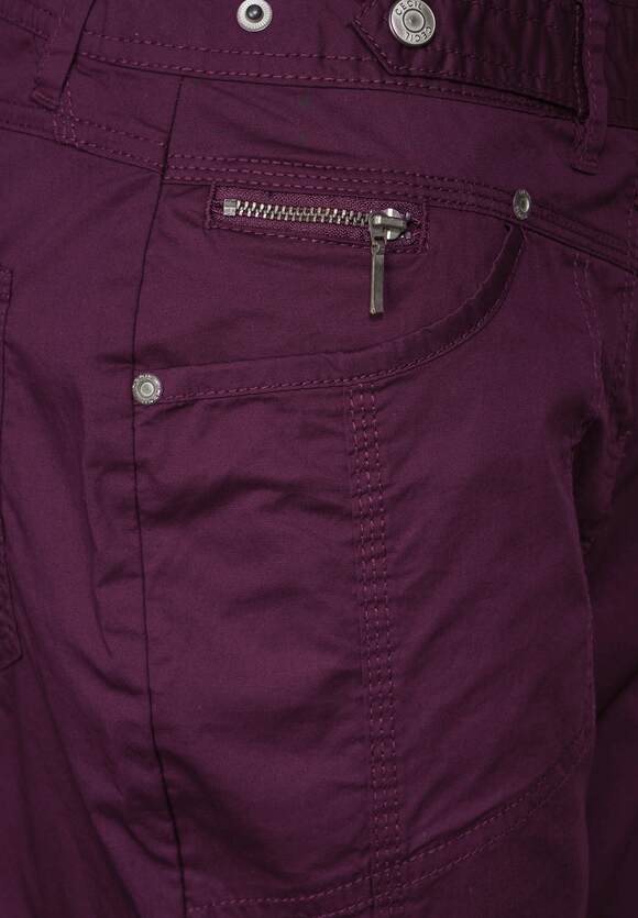CECIL Casual Fit Hose in 3/4 Damen - Style New York - Deep Berry | CECIL  Online-Shop