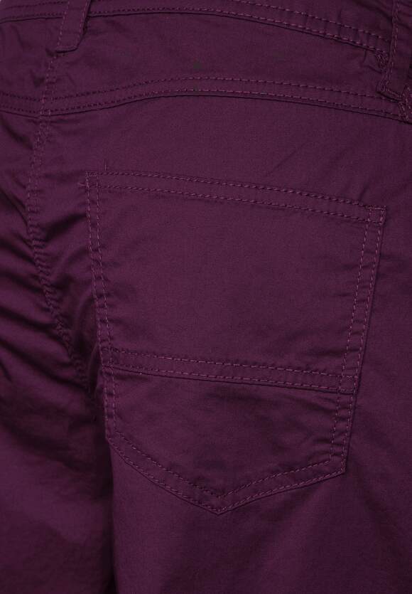 CECIL Casual Fit Hose - 3/4 CECIL Damen | New Style York Deep in Berry Online-Shop 