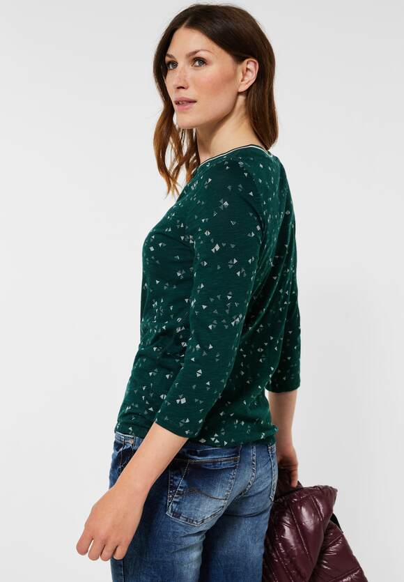 Damen Green mit CECIL Online-Shop | 3/4 Shirt - Ärmel Pine CECIL Ponderosa