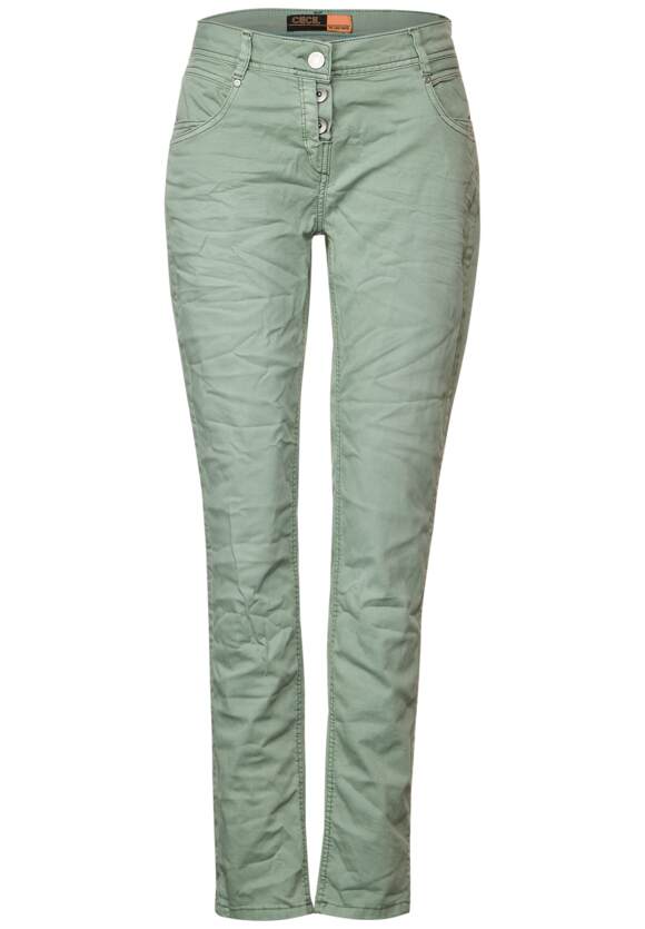 - Damen Salvia - Casual Fit Loose CECIL Online-Shop Hose Scarlett Style Stretch Green mit CECIL |