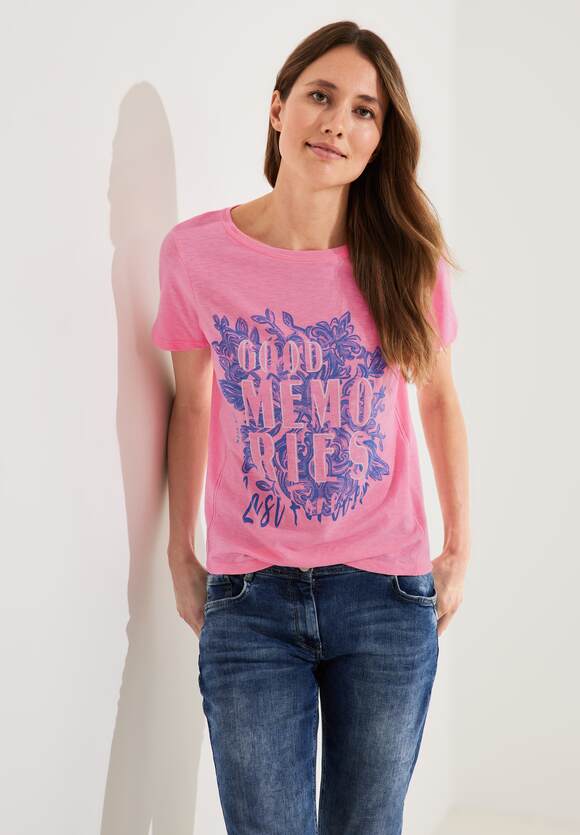 hvede lokalisere værdig CECIL Fotoprint T-Shirt Damen - Soft Pink | CECIL Online-Shop