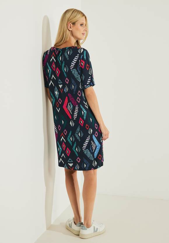 CECIL Kleid mit Alloverprint Damen - Night Sky Blue | CECIL Online-Shop | Sommerkleider
