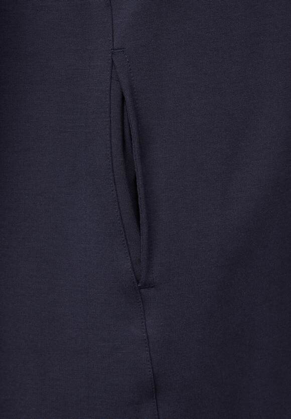 CECIL Kleid mit Volumenkragen Night Blue Sky CECIL Damen - Online-Shop 
