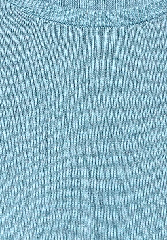 CECIL | Damen Basic - Blue Pullover CECIL Melange Online-Shop Reef