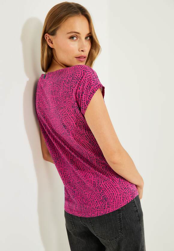 CECIL T-Shirt mit Punkteprint Cool | Damen - Pink CECIL Online-Shop