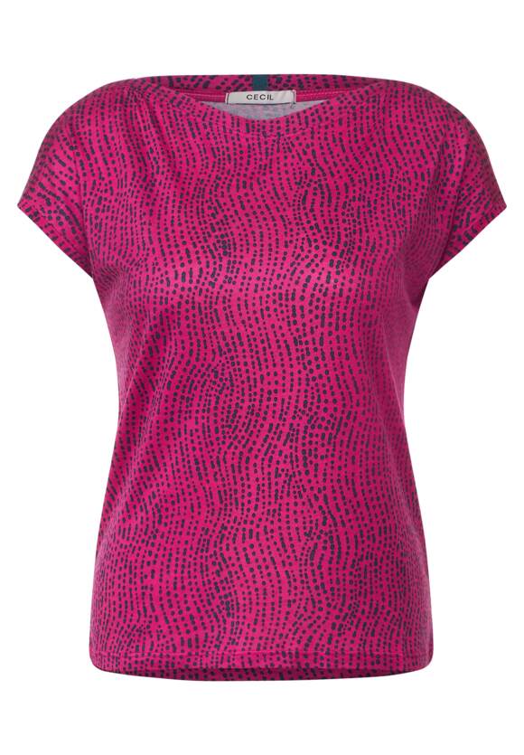 CECIL T-Shirt | Damen CECIL Punkteprint Online-Shop Pink - mit Cool