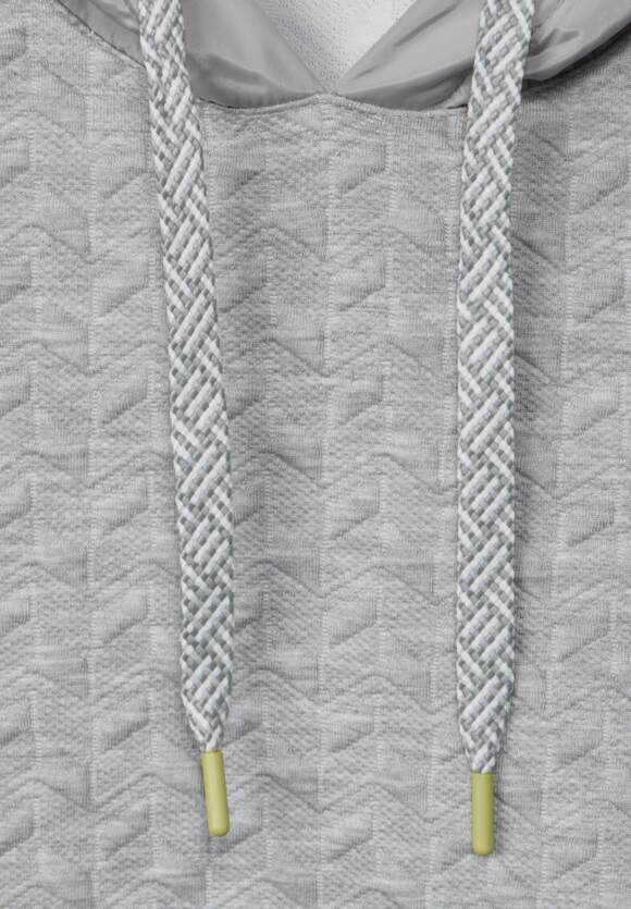 Damen Grey - Sweatshirt | CECIL Melange mit Mineral Online-Shop CECIL Struktur
