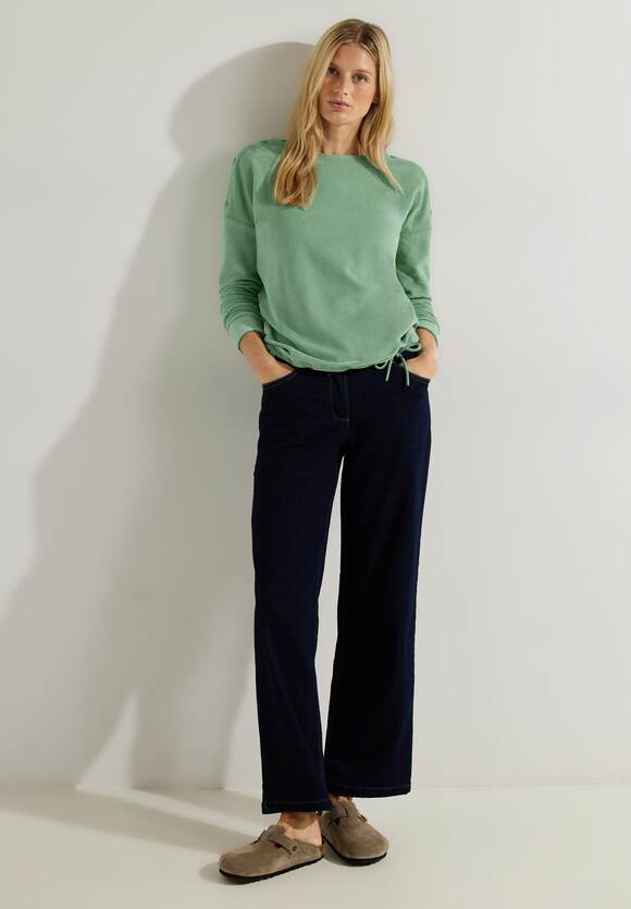 Green | Clear Cord CECIL Shirt - Sage Damen CECIL Online-Shop