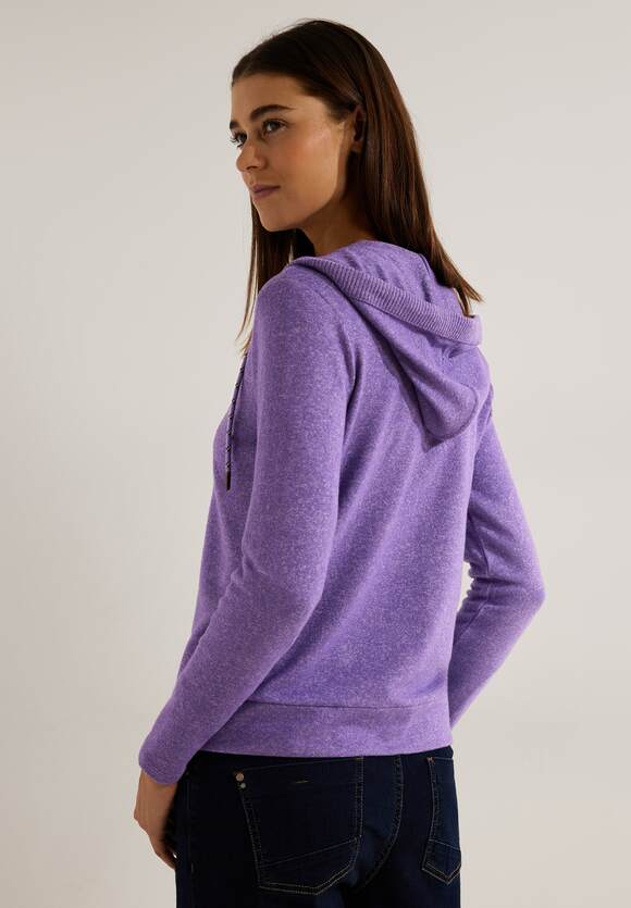 Cosy CECIL Pastel Lilac | - Melange Online-Shop Melange Damen Shirtjacke CECIL