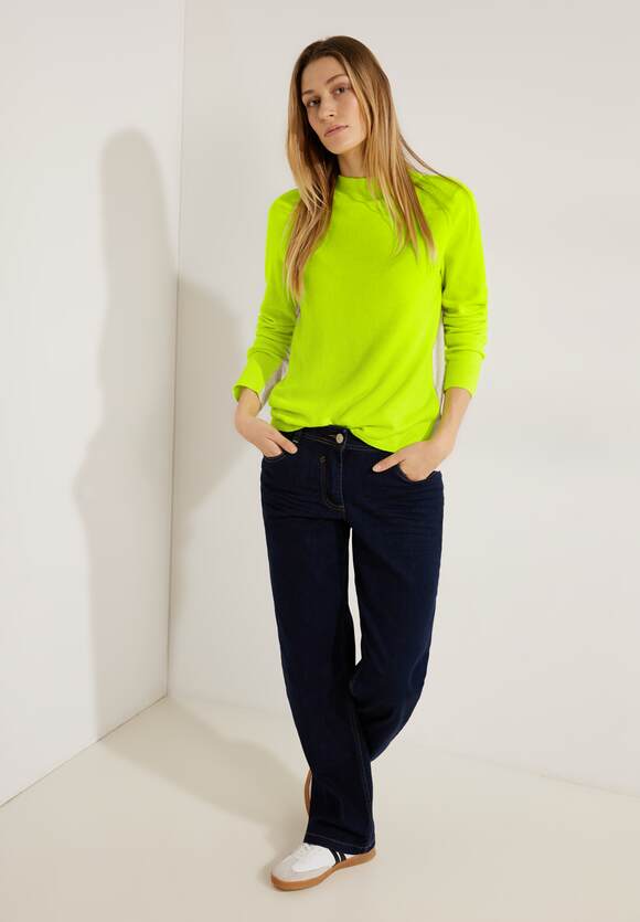 Online-Shop Neon Cool CECIL - Pullover | CECIL Cosy Damen Stehkragen Yellow