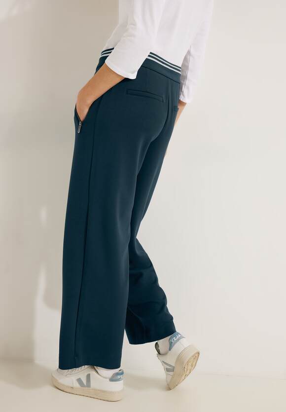 CECIL Loose Fit Online-Shop Neele Style Damen Hose | Strong Petrol Blue - CECIL 