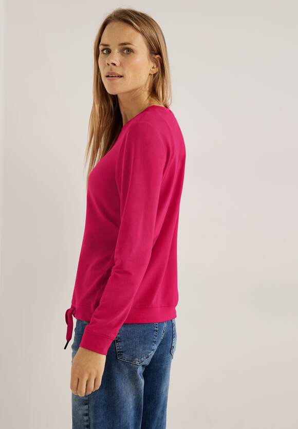 CECIL Basic Langarmshirt Damen - Coral Online-Shop Cosy CECIL 