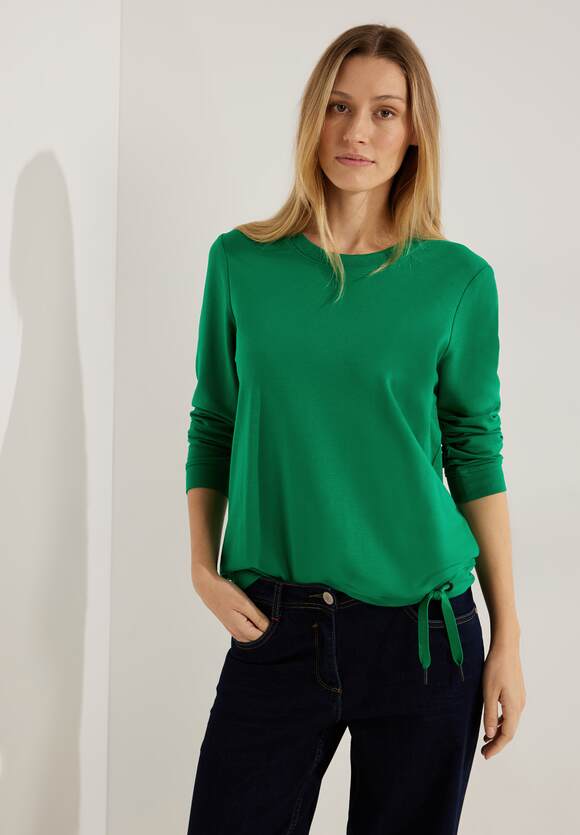 CECIL Basic Langarmshirt Online-Shop Easy CECIL - | Damen Green
