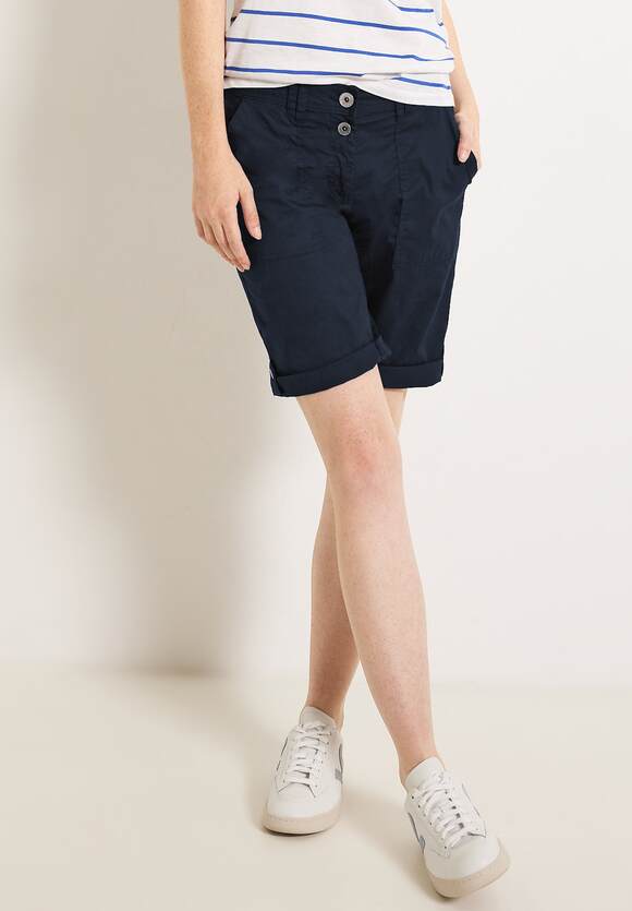 | Shorts - CECIL Deep Damen - Fit New Style Loose Online-Shop CECIL York Blue