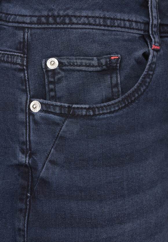 CECIL Loose Fit Culotte Jeans Black Neele Washed | - Blue Damen Style Online-Shop Dark CECIL 