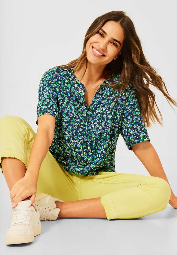 Khaki | CECIL Online-Shop Damen CECIL Easy mit Bluse - Minimalprint