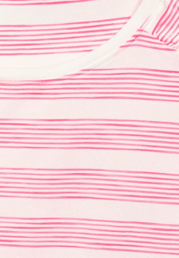 CECIL CECIL - Schulter Damen mit Pink | Online-Shop Shirt geraffter Soft