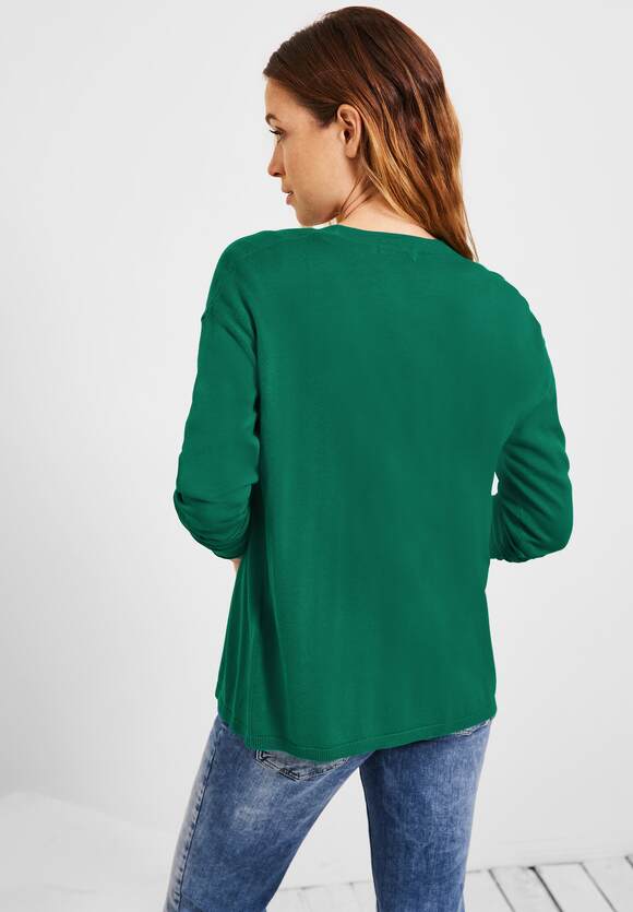 CECIL Offener Basic Cardigan | Green - Damen CECIL Luscious Online-Shop