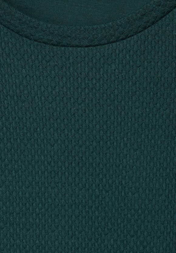 CECIL Struktur Shirt Damen - Deep Lake Green | CECIL Online-Shop