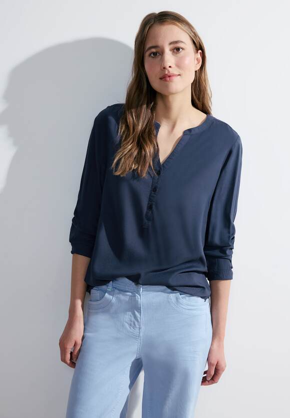 CECIL Turn-Up Bluse Damen - Casual Denim Blue | CECIL Online-Shop