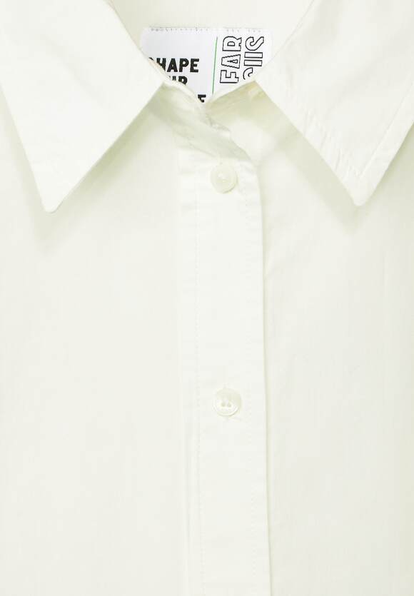Baumwolle CECIL Online-Shop - Damen Lange | CECIL Bluse aus White Vanilla