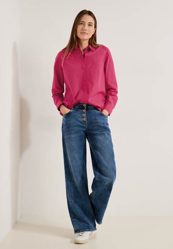 CECIL Lange Bluse aus Cosy | CECIL Damen Coral Online-Shop - Baumwolle