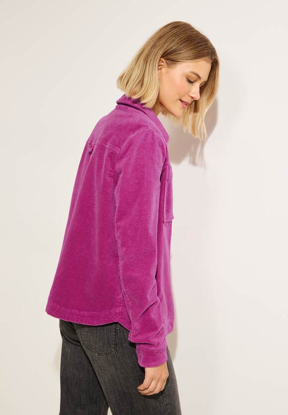 CECIL Cordjacke | Damen CECIL Hemdkragen mit Online-Shop - Pink Cool