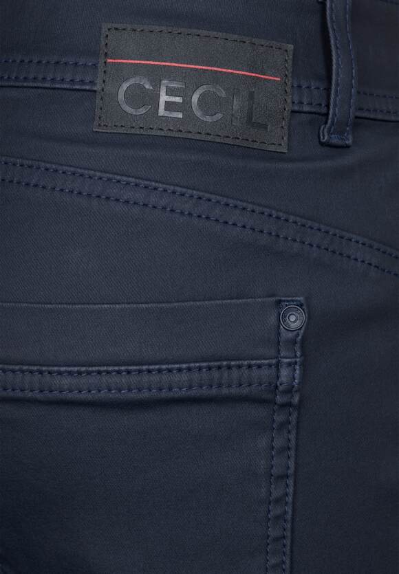 CECIL Coating Slim Fit Hose Damen - Style Toronto - Night Sky Blue | CECIL  Online-Shop