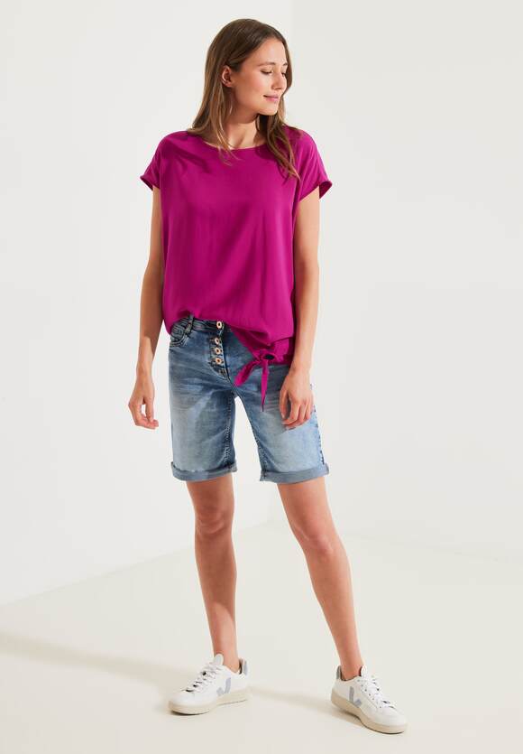 CECIL Bluse mit Knotendetail Damen - Cool Pink | CECIL Online-Shop