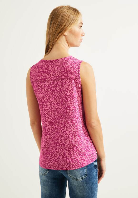 Online-Shop - Top Pink Minimalprint CECIL Damen CECIL Cool |