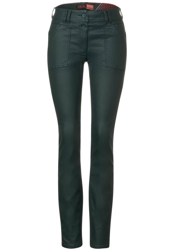 Style Slim - Hose - Dark CECIL Green CECIL Ocean Online-Shop Coating | Fit Damen Toronto