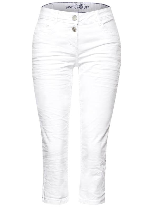Witte 3 4 jeans in loose fit
