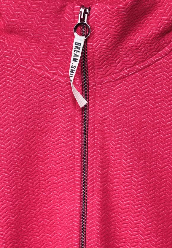 Strukturierte CECIL Online-Shop Pink Damen CECIL - | Fresh Shirtjacke
