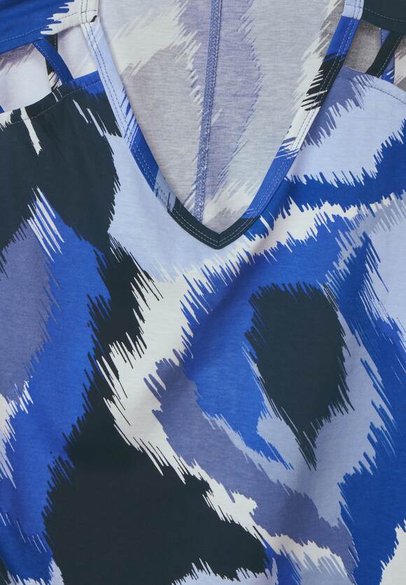 CECIL Shirt mit Schulterdetail Sea CECIL Blue Damen - Online-Shop 