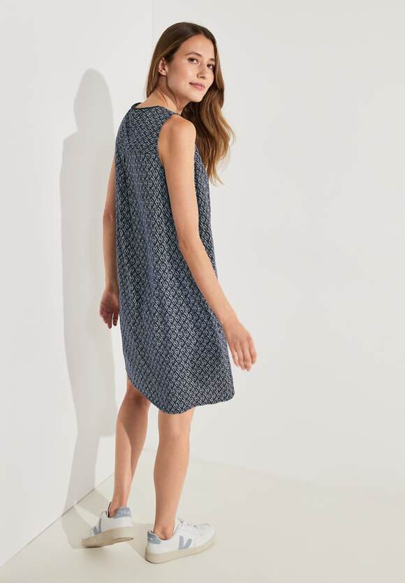 Damen | - CECIL Sky Night CECIL Minimalprint Online-Shop Kleid Blue