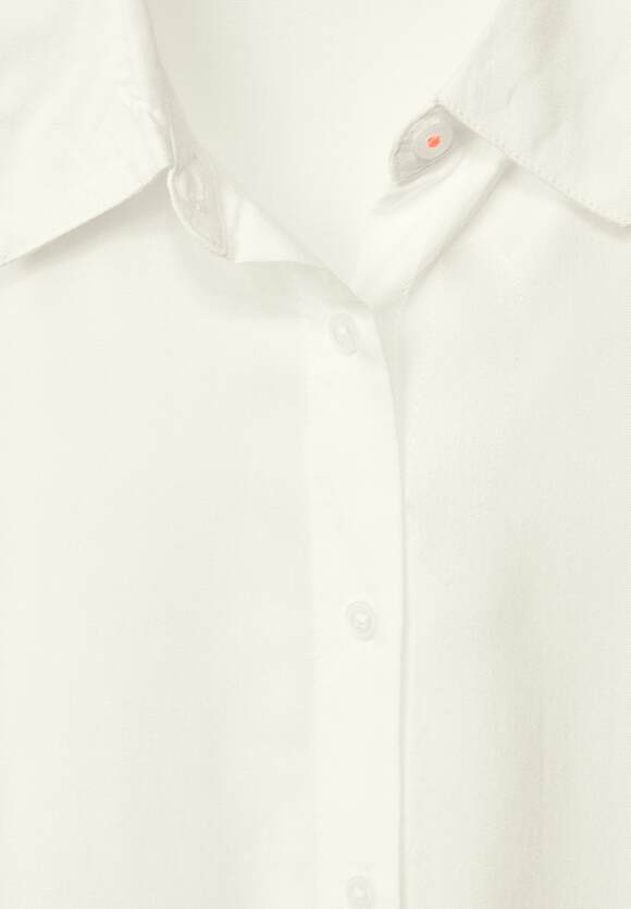 Damen Bluse - CECIL Vanilla Unifarbe Online-Shop in CECIL | White