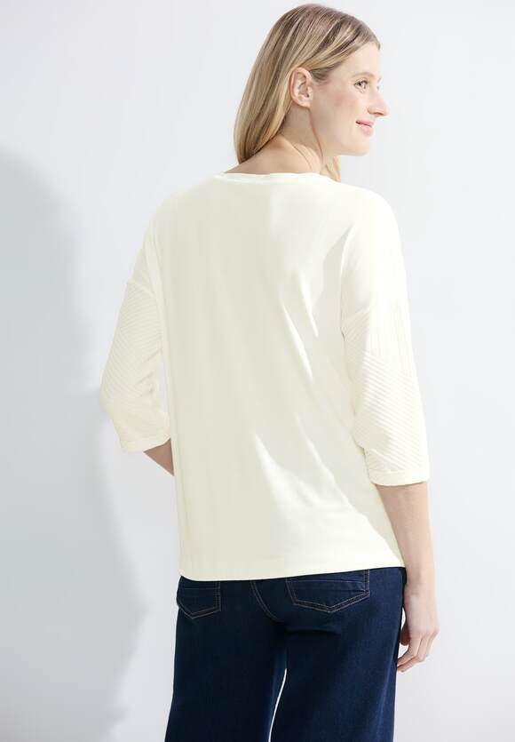 CECIL Struktur Mix Shirt Damen - Vanilla White | CECIL Online-Shop