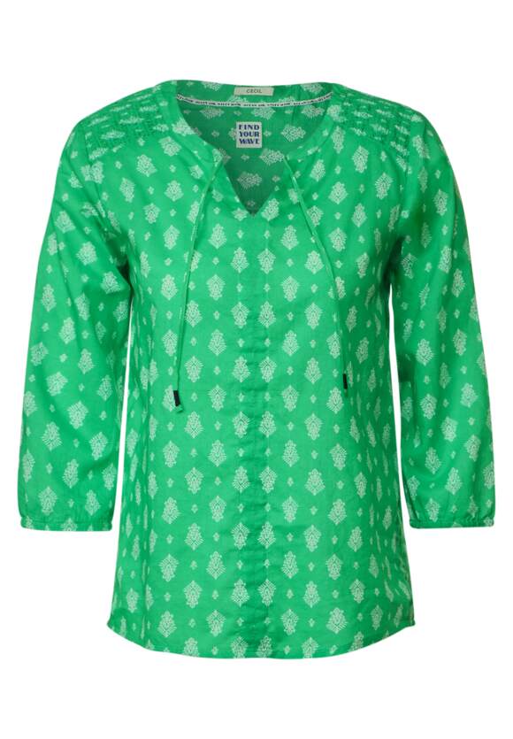CECIL Bluse mit Minimalprint Damen - Fresh Green | CECIL Online-Shop