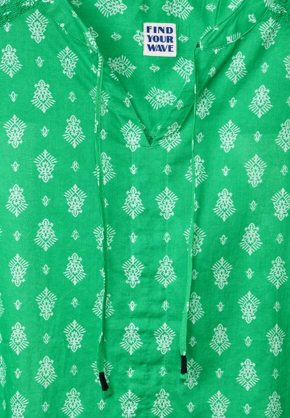 CECIL Bluse mit Minimalprint Damen Green - | CECIL Fresh Online-Shop