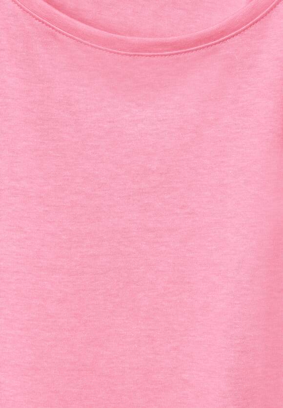 CECIL T-Shirt mit Raffdetails Damen - Soft Pink | CECIL Online-Shop | T-Shirts