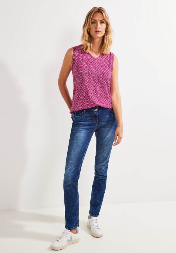 CECIL Minimal Print | CECIL Online-Shop Pink Cool Bluse Damen 
