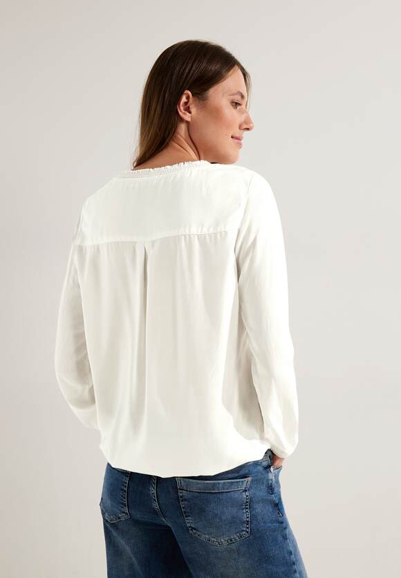 Online-Shop Damen - CECIL Vanilla White Bluse Viskose | CECIL