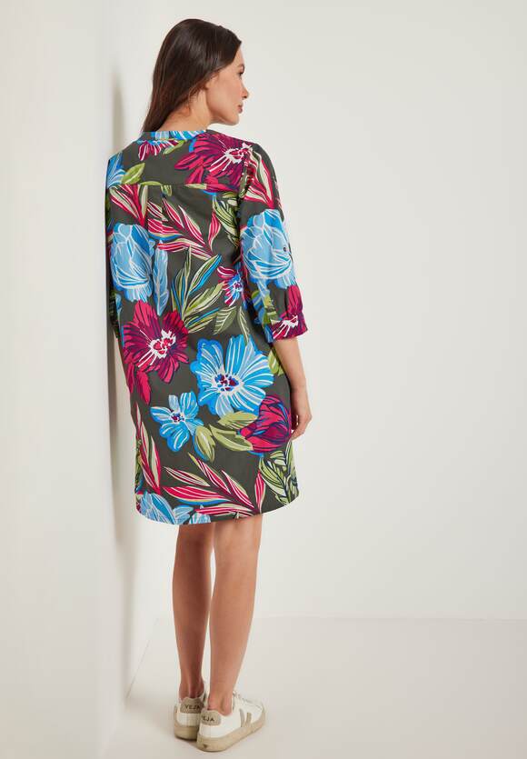 | mit Easy Kleid Blumenprint CECIL Khaki CECIL Online-Shop - Damen