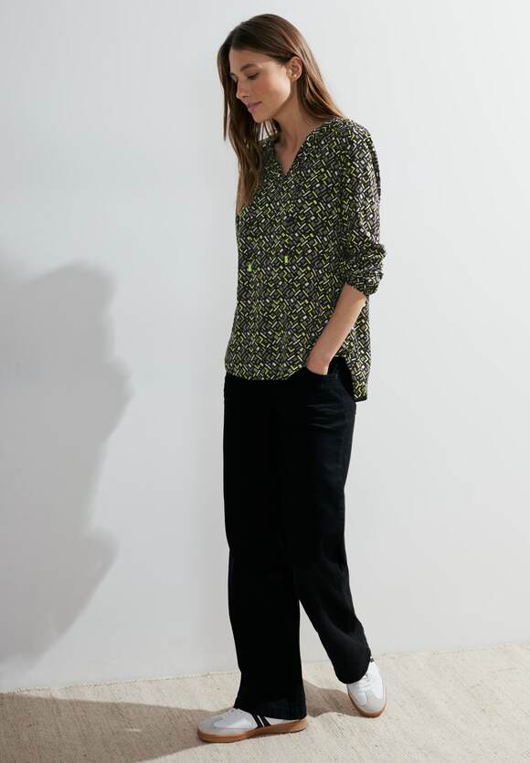 CECIL Bluse mit Minimalmuster Damen - Dynamic Khaki | CECIL Online-Shop