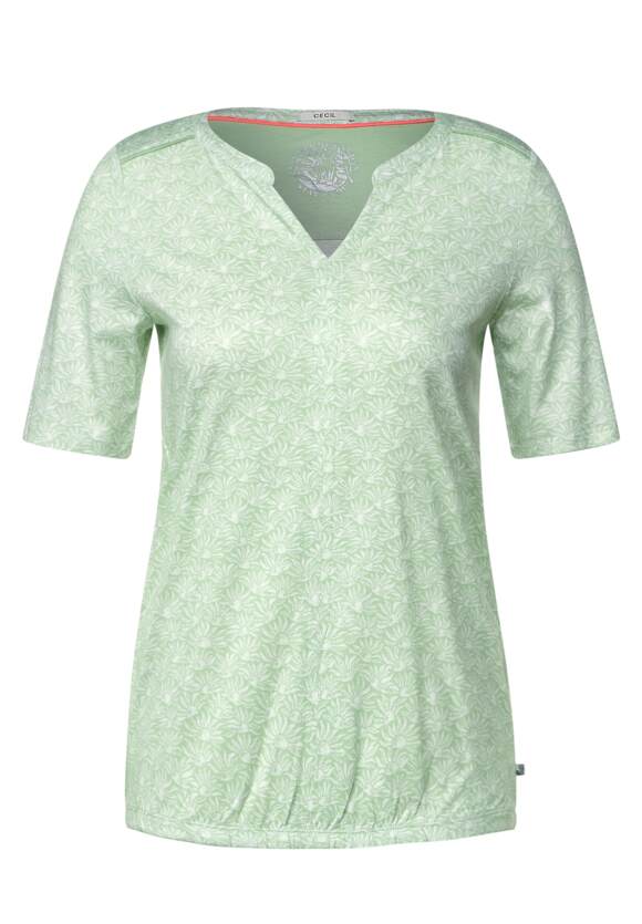 CECIL T-Shirt im Tunikastyle Damen - Fresh Salvia Green | CECIL Online-Shop