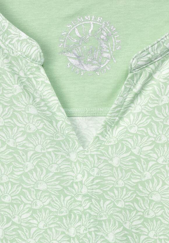 CECIL im CECIL Fresh Online-Shop Green Tunikastyle Salvia | Damen T-Shirt -