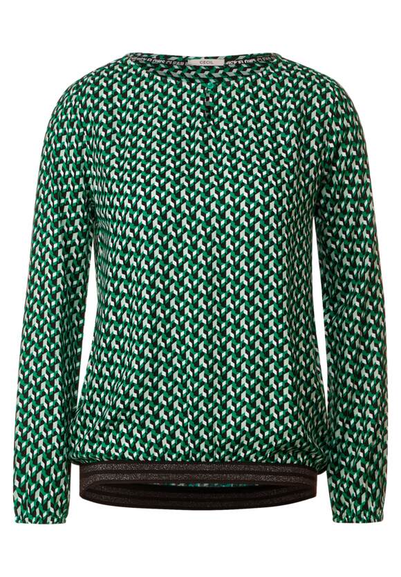 Online-Shop Bluse Green Damen Minimalprint Easy CECIL mit CECIL - |
