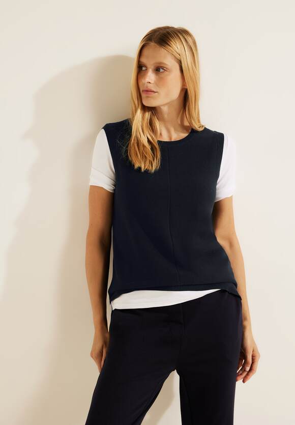 CECIL Bluse mit Streifenmuster Graphite CECIL | Light Grey Damen - Online-Shop