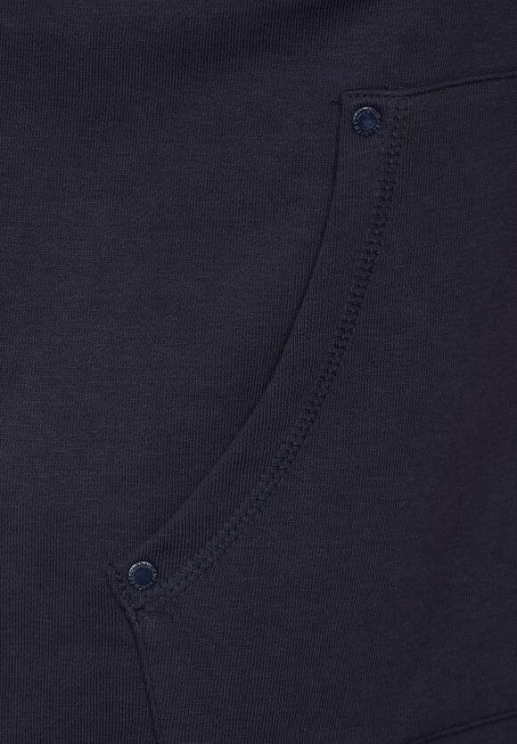 CECIL Sweatshirt mit Printkragen Damen - Night Sky Blue | CECIL Online-Shop